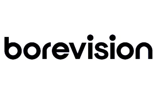 Borevision logo i svart