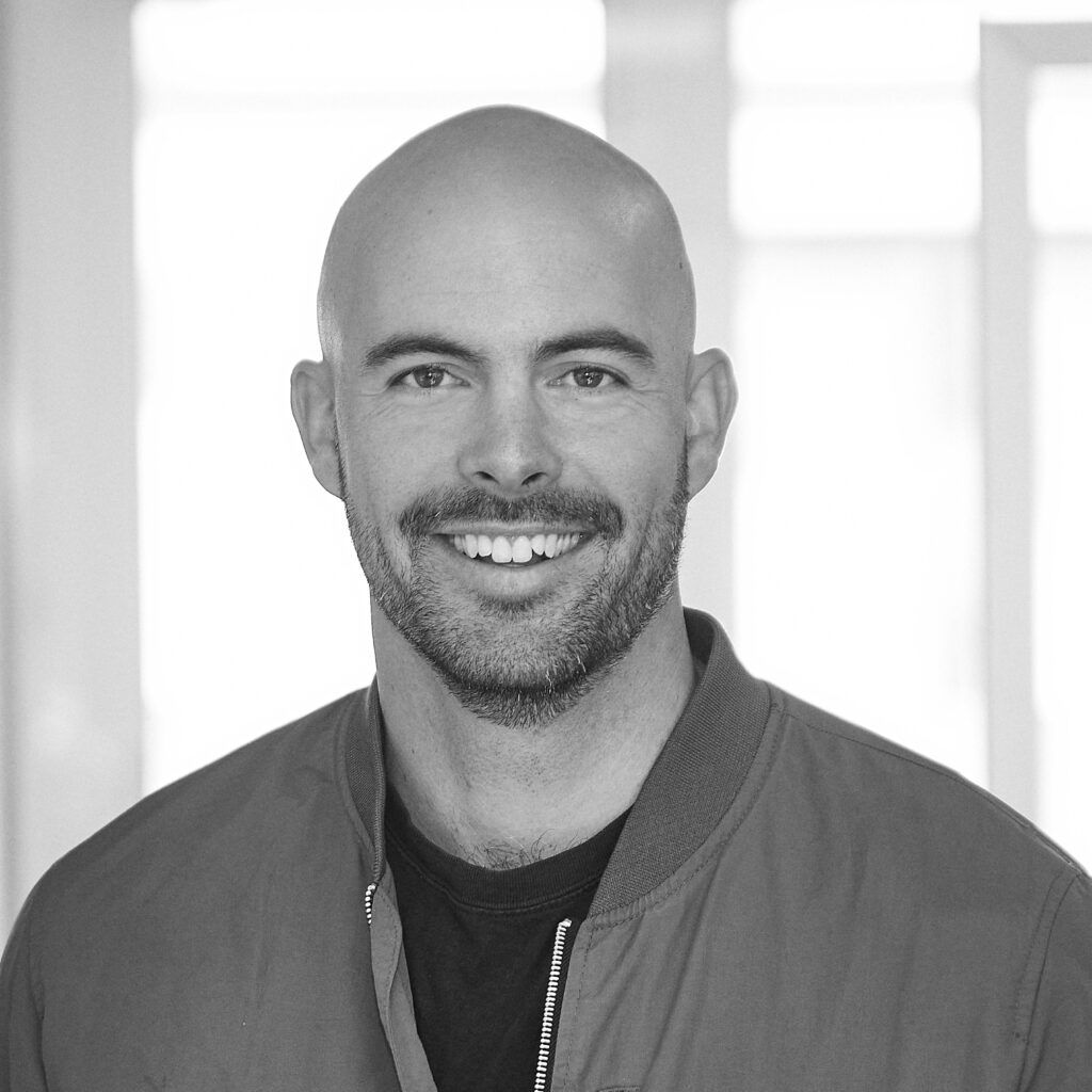 Svarvit profilbild på Johan Bäckström